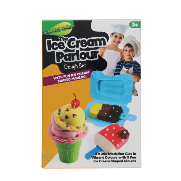 World of Colour  4x20g The Ice Cream Parlour Dough Set