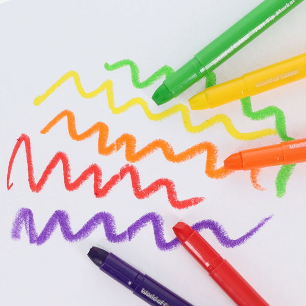 World of Colour Pky 10 Twisties Chunk Crayons