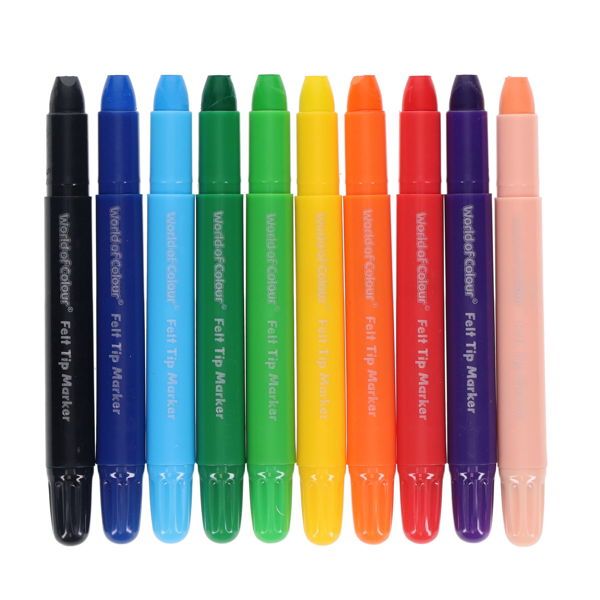 World of Colour Pky 10 Twisties Chunk Crayons