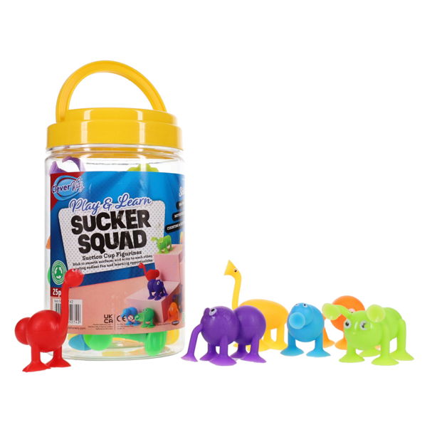 Clever Kidz Pkt 25  Play & Learn Sucker Squad