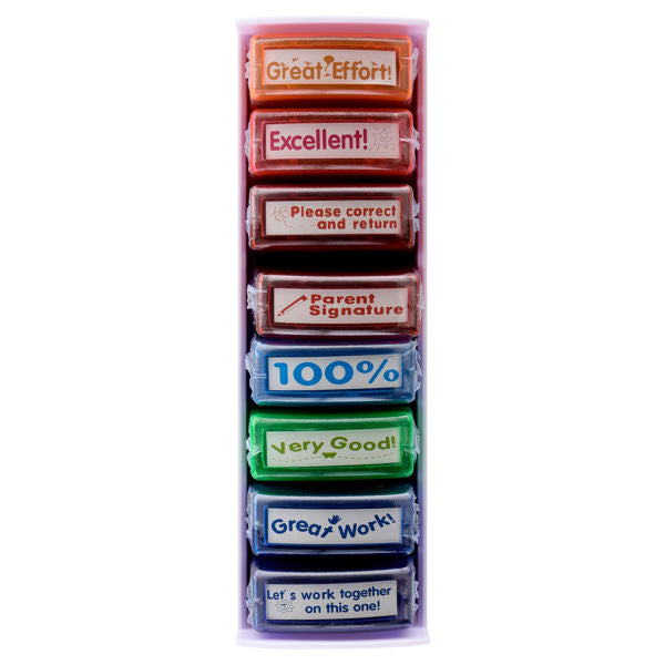 Clever Kidz Set Of 8 Teachers Reward Stamps