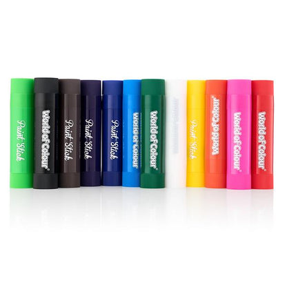 World of Colour Pkt12 10G Poster Paint Sticks