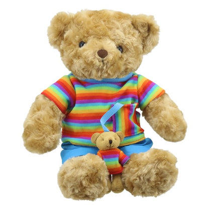 The Puppet Company Wilberry Dressed Animals Rainbow Bear