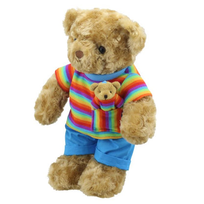 The Puppet Company Wilberry Dressed Animals Rainbow Bear