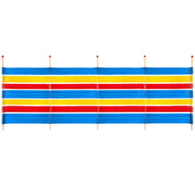 Windbreak Traditional Stripe - 5 Pole - In-store collection only