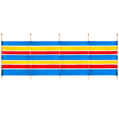 Windbreak Traditional Stripe - 5 Pole - In-store collection only