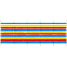 Windbreak Traditional Stripe - 6 Pole Tall - In-store collection only