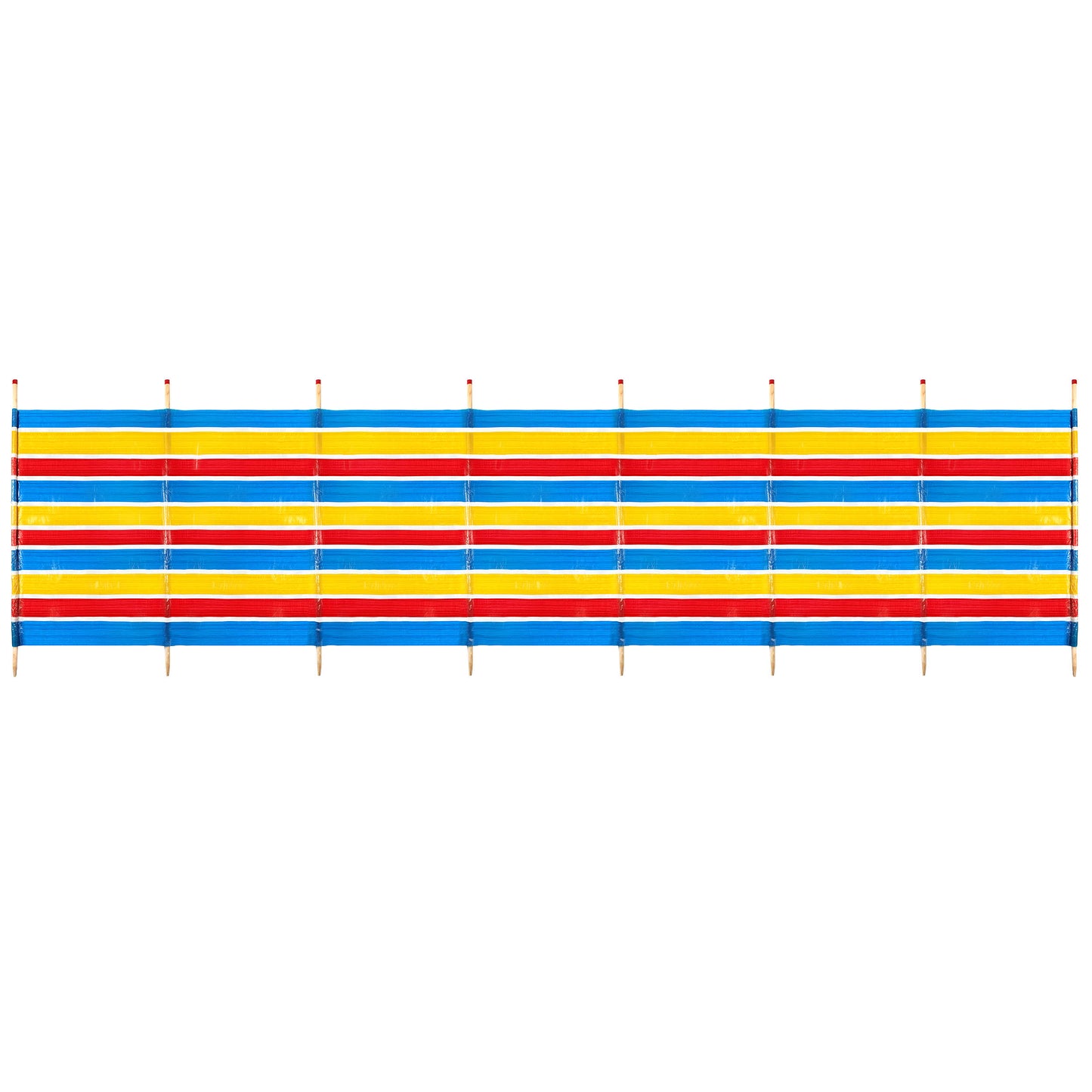Windbreak Traditional Stripe - 8 Pole Tall - In store collection only