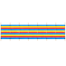 Windbreak Traditional Stripe - 8 Pole Tall - In store collection only