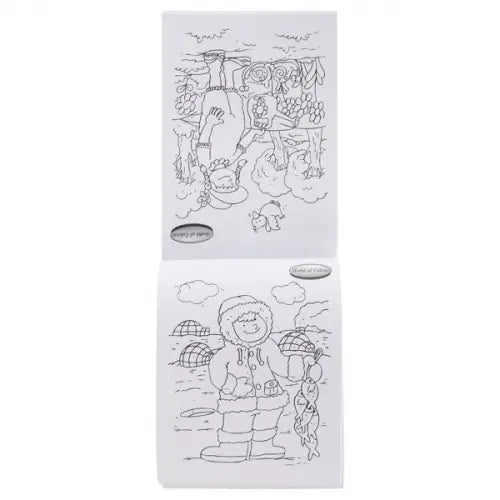 World of Colour A5 96Pg Shoe Box Perforated My Little Colouring Book