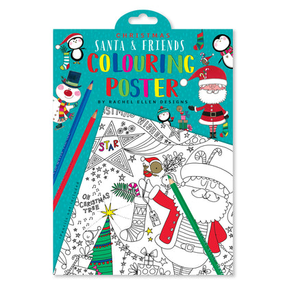Rachel Ellen Colouring Posters - Christmas