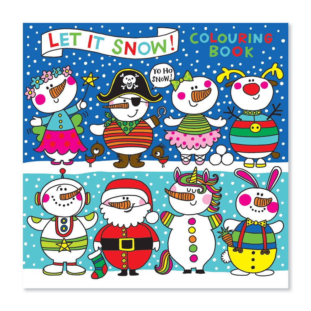 Rachel Ellen Square Colouring Book - Let It Snow