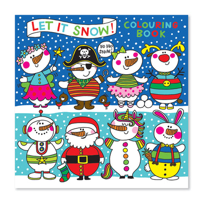 Rachel Ellen Square Colouring Book - Let It Snow