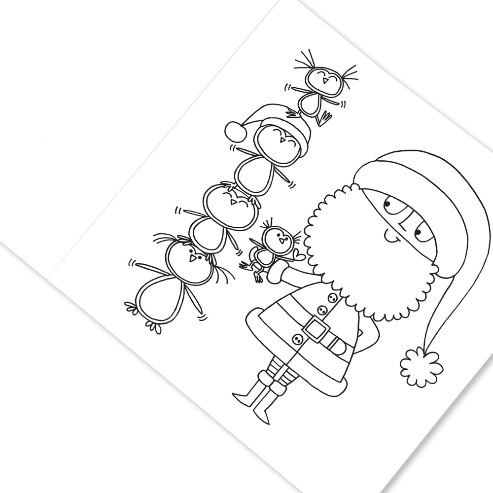 Rachel Ellen Square Colouring Book - Let It Snow