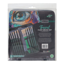 Icon Pkt11 Travel Paint Brush Set  Hog Hair
