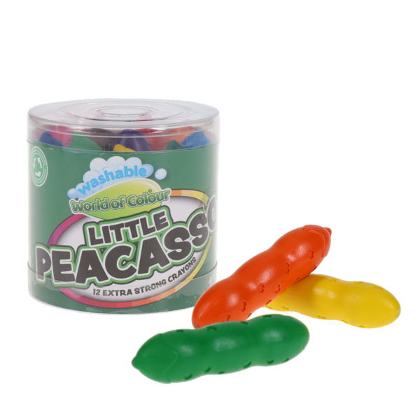 World of Colour Pkt12 Washable Little Peacasso Crayons