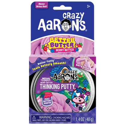 Crazy Aaron's  Thinking Putty 3.5" - Better Butter Berry