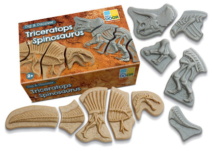 Yellow Door Dig and Discover – Triceratops & Spinosaurus