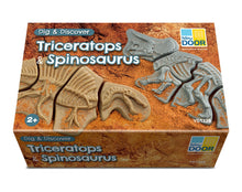 Yellow Door Dig and Discover – Triceratops & Spinosaurus