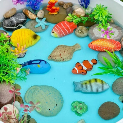 Yellow Door Sensory Play Stones – Fish