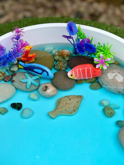Yellow Door Sensory Play Stones – Fish