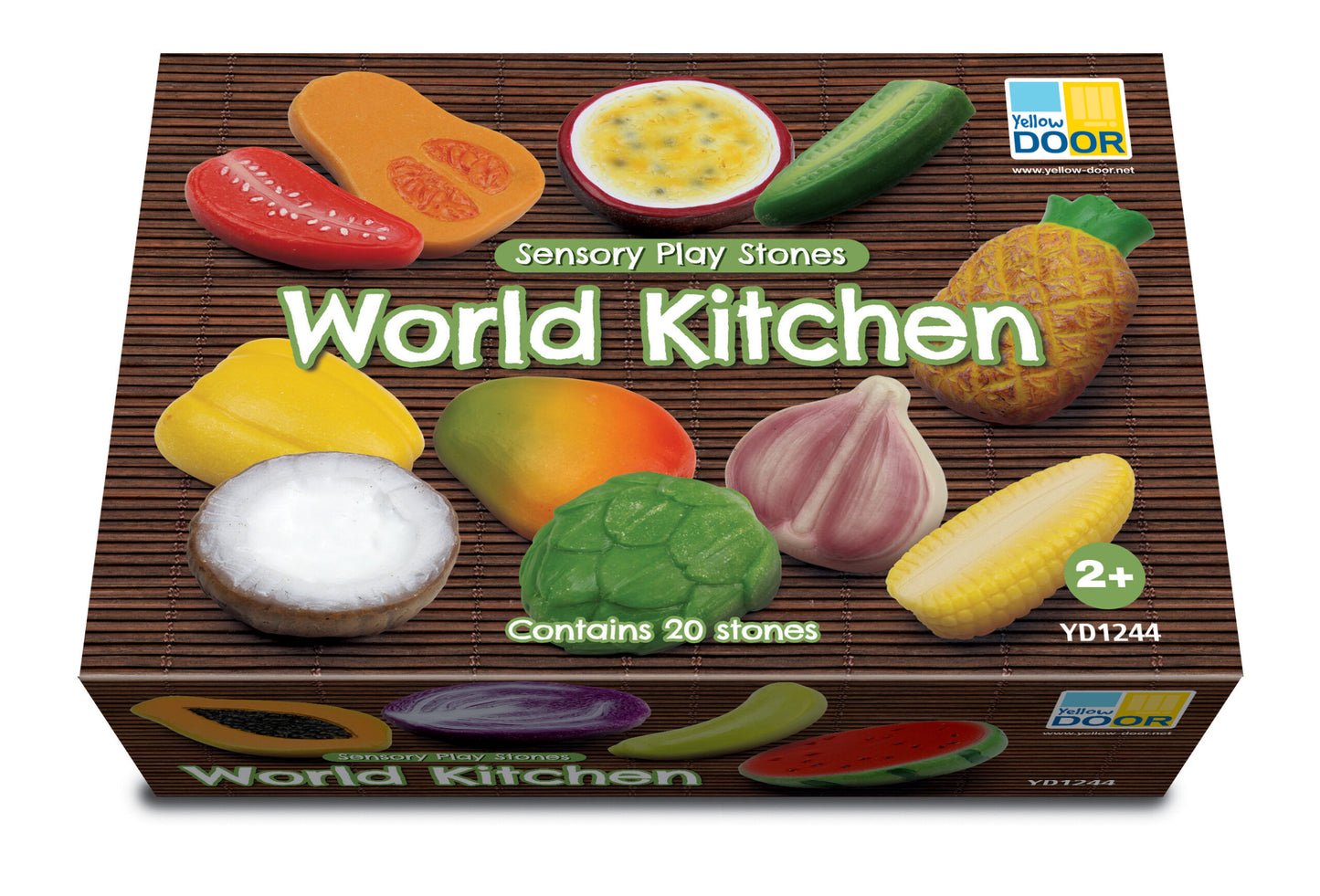 Yellow Door Sensory Play Stones – World Kitchen