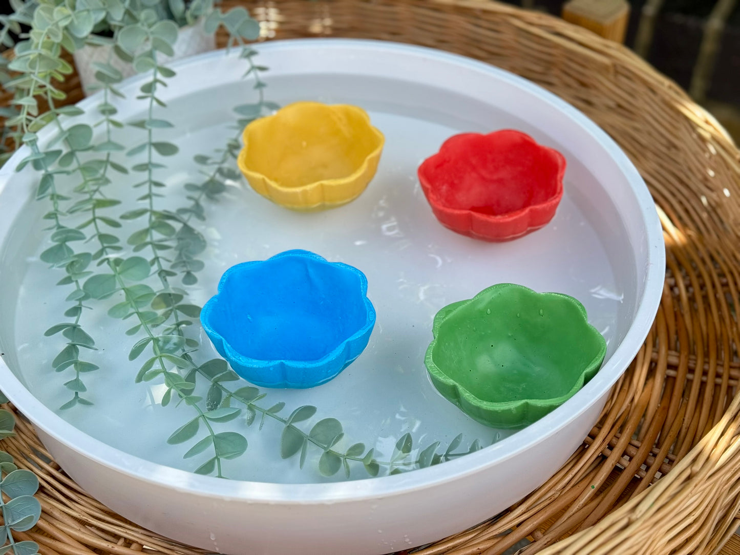 Yellow Door Flower Bowls (Set of 4)
