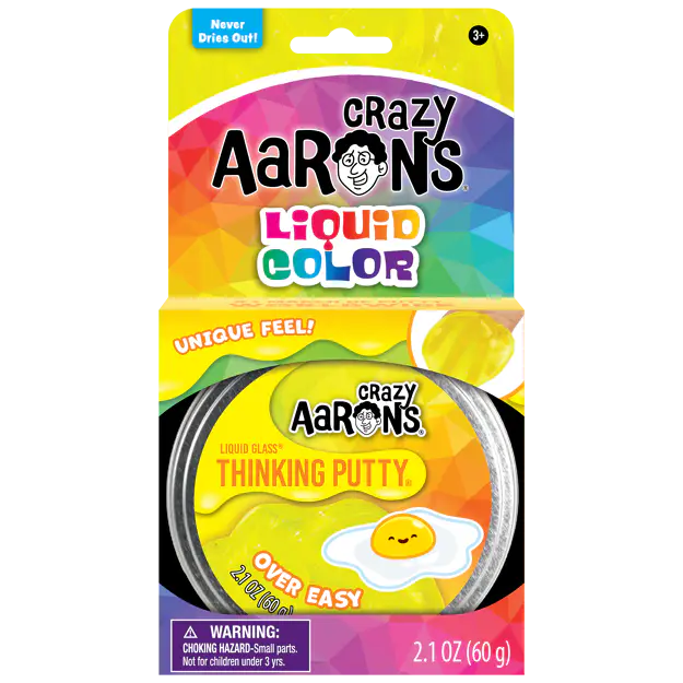 Crazy Aaron's  Thinking Putty 3.5" - Over Easy