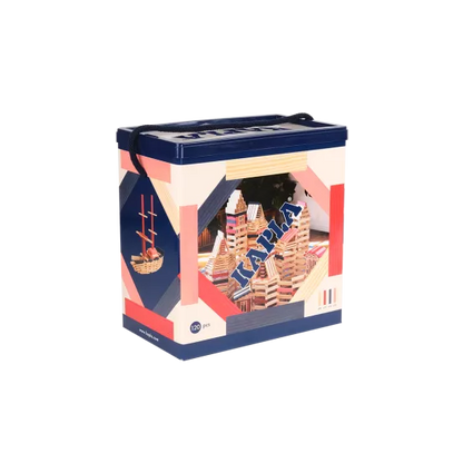 Kapla 120 Box, Dark Blue, Pink, Red