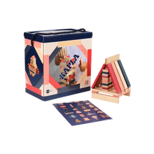 Kapla 120 Box, Dark Blue, Pink, Red