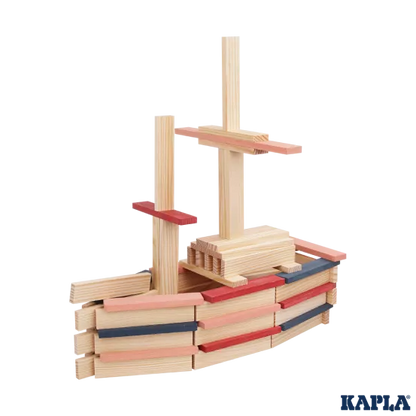 Kapla 120 Box, Dark Blue, Pink, Red