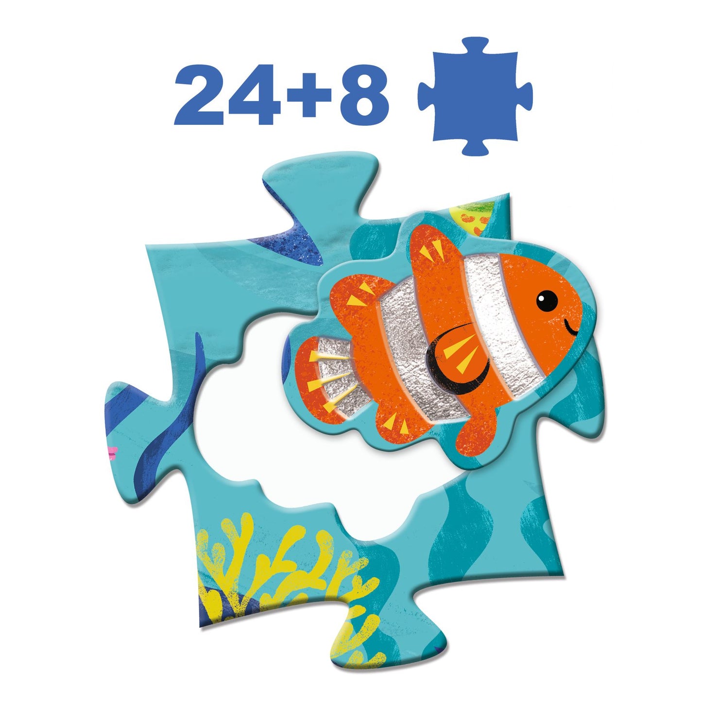 Djeco Giant Tactile Puzzle Sea