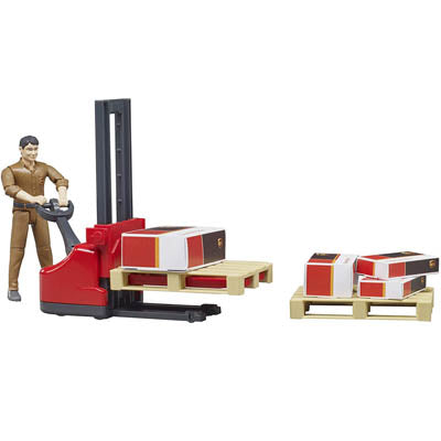 Bruder UPS Logistics Figure Set