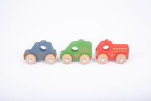 Tickit Rainbow Wood Emergency Vehicles Set