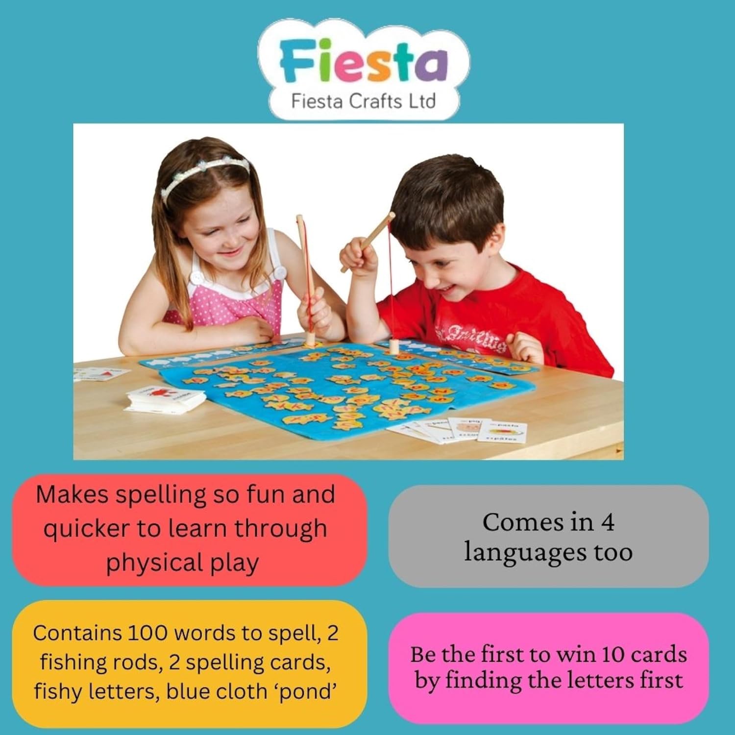 Fiesta Crafts Fish & Spell Race