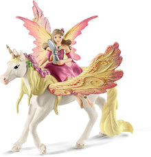 Schleich Fairy Feya With Pegasus Unicorn