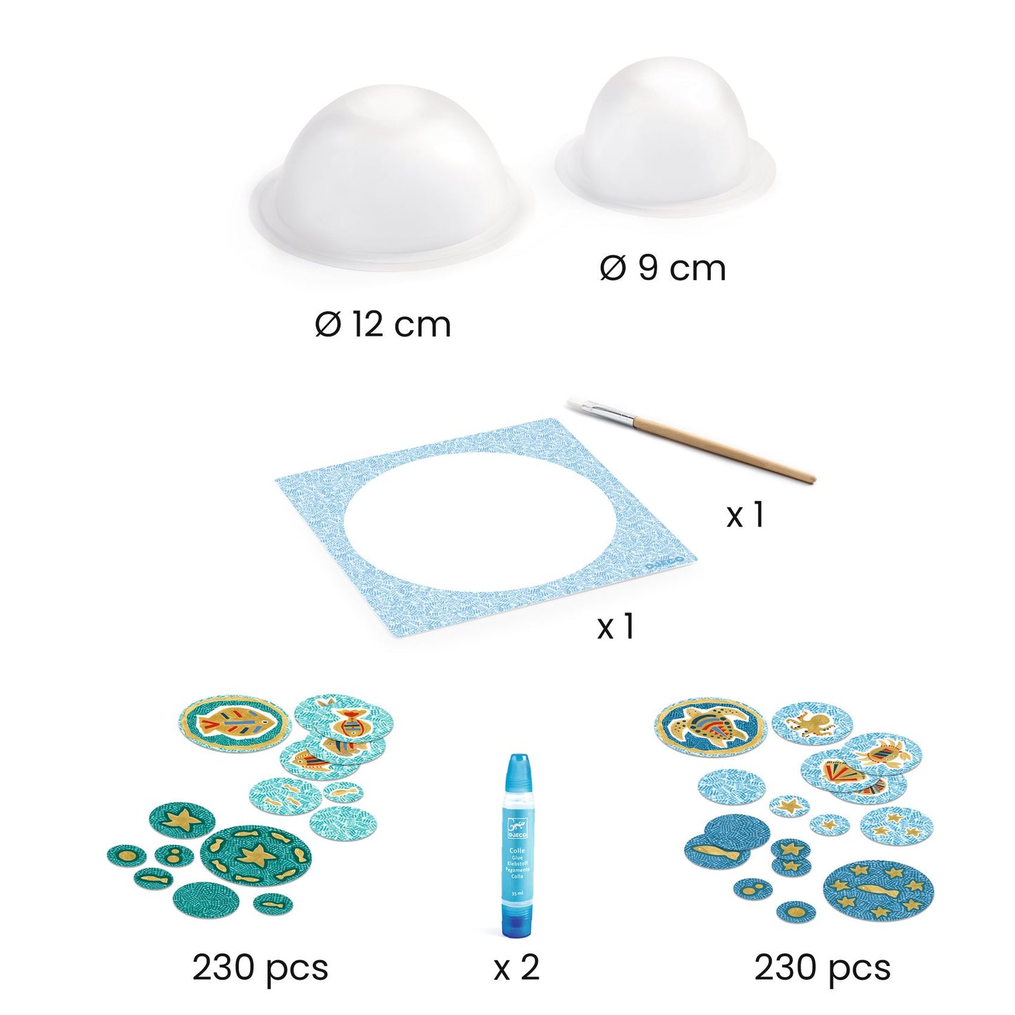 Djeco DIY Paper Bowls To Create In The Sea
