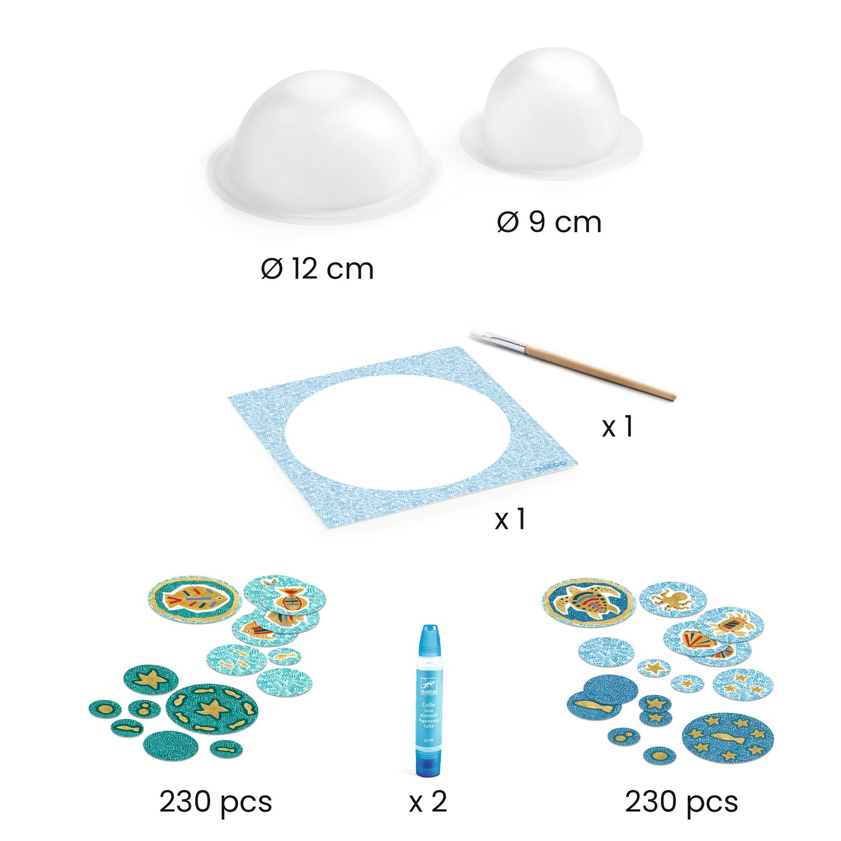 Djeco DIY Paper Bowls To Create In The Sea
