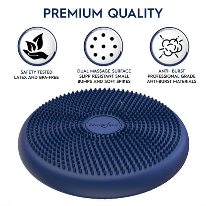 Bouncyband Wiggle Seat Little Sensory Cushion Blue