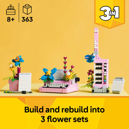 Lego Creator 31169 Typewriter with Flowers