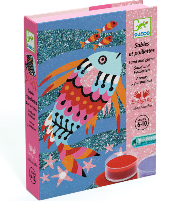 Djeco Coloured Sands & Glitter Fish Rainbows
