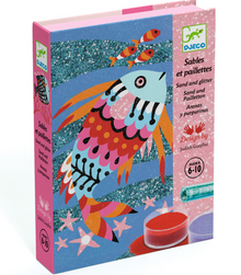 Djeco Coloured Sands & Glitter Fish Rainbows