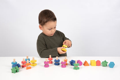TickiT Rainbow Wooden Nuts & Bolts