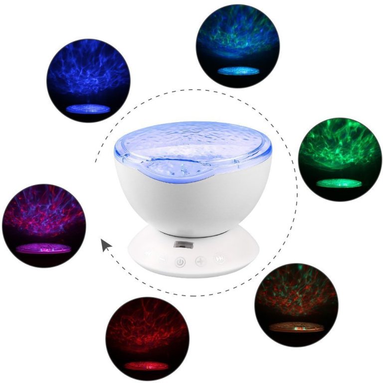 Playlearn Ocean Wave Projector With Sounds And Speaker (Sowpn) (Usb Adapter)