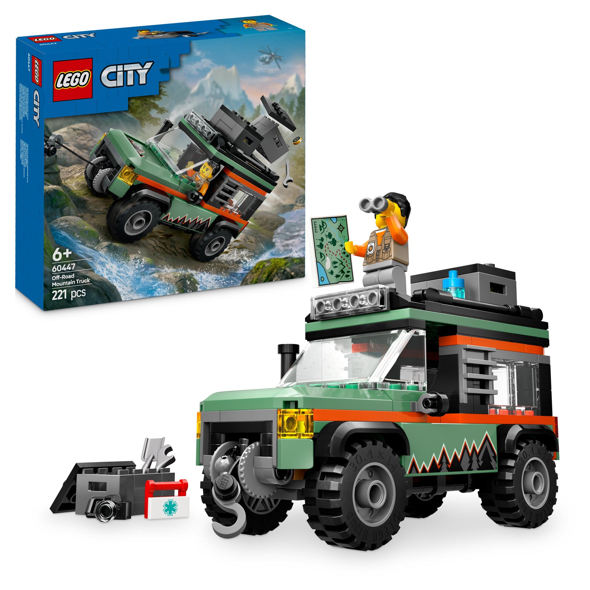 Lego City Great Vehicles 60447 Off-Road 4x4 Mountain Truck