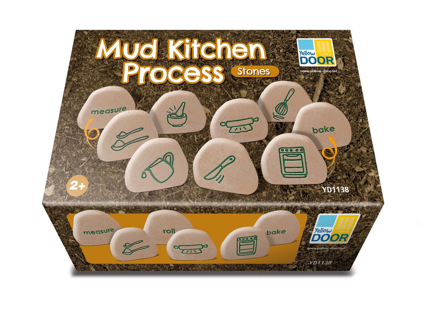 Yellow Door Mud Kitchen Process Stones