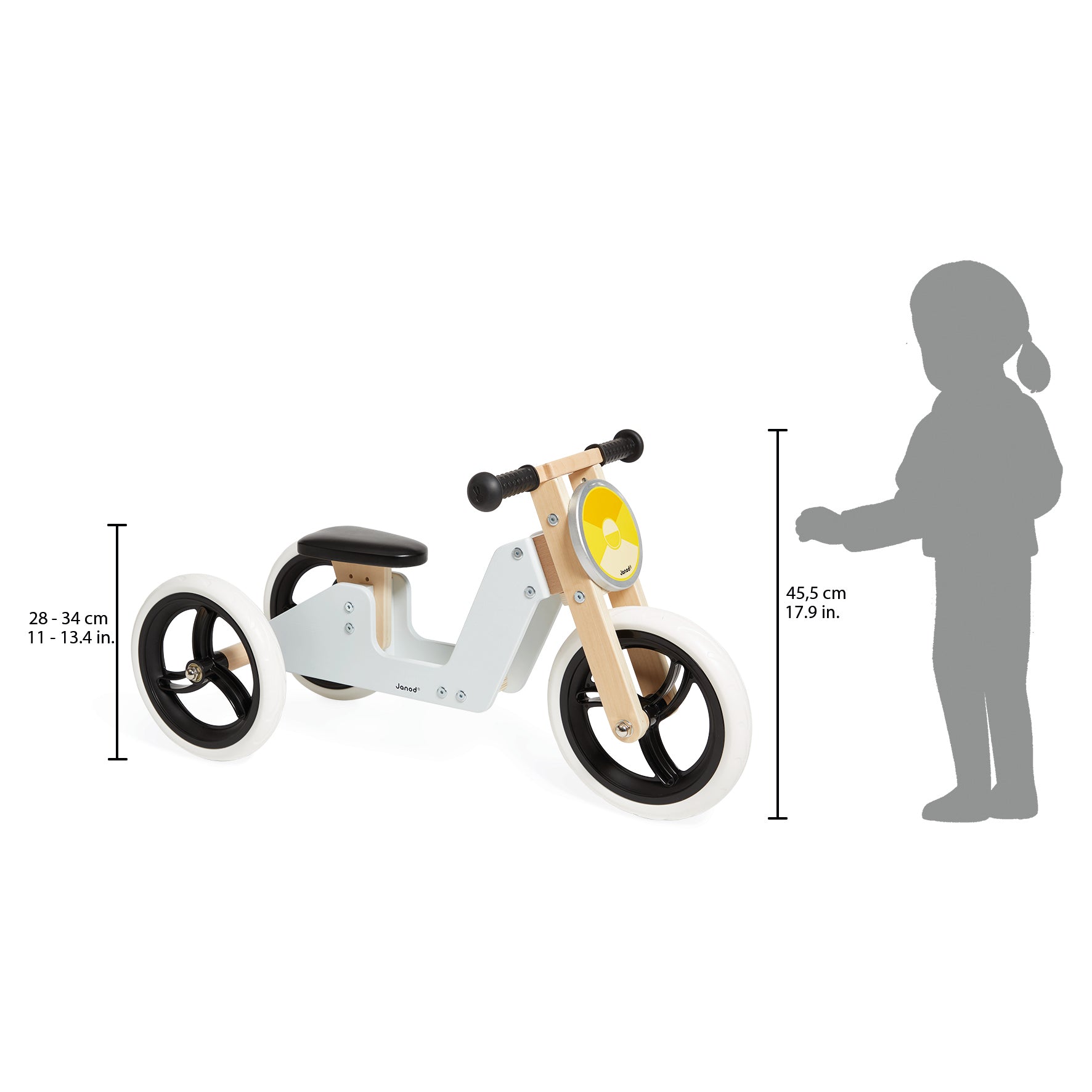 Janod 2-In-1 Tricycle -Instore collection only