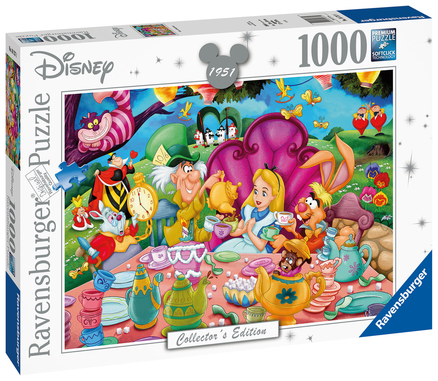 Delete Ravensburger Disney Collector's Edition, Alice in Wonderland, 1000pc