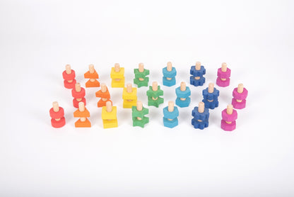 TickiT Rainbow Wooden Nuts & Bolts