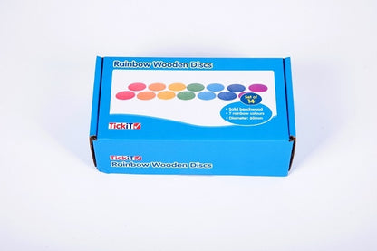 TickiT Rainbow Wooden Discs